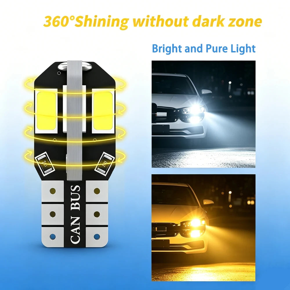 Super Bright 3030 Smd T10 Bulb 12V Canbus Error