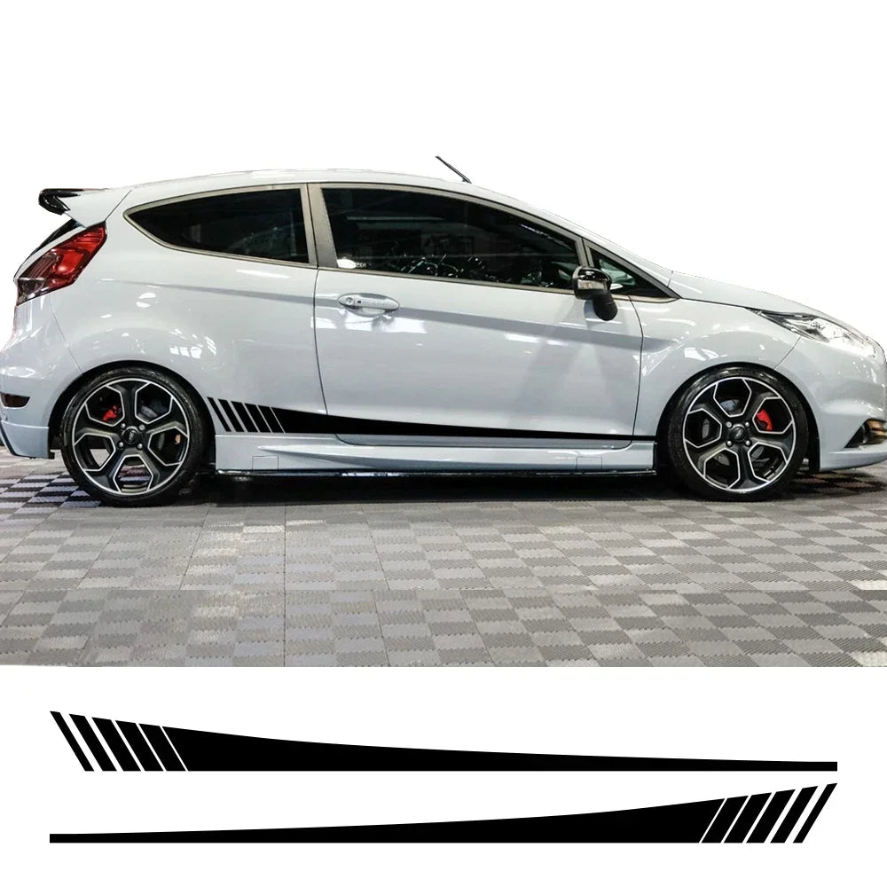 For Ford BMW Kia Toyota Honda Side Stripes Vinyl Decals Door