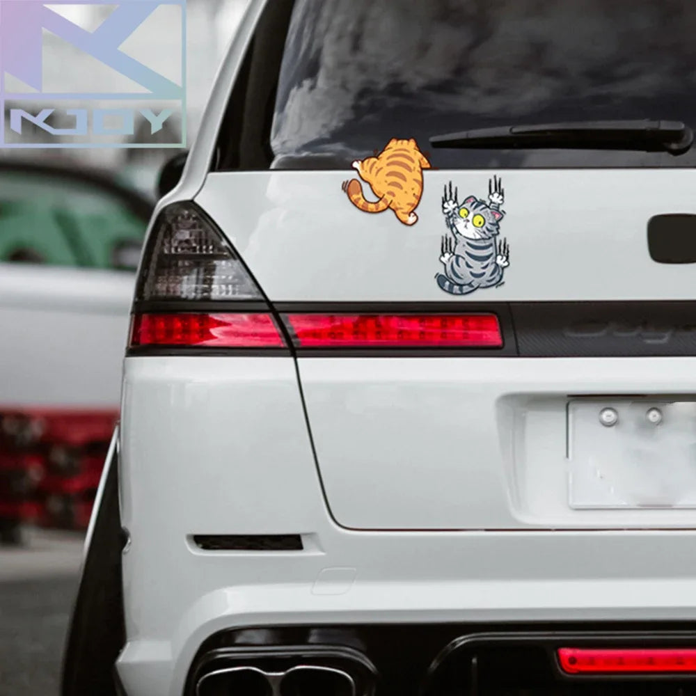 Kkjoy Set Cute Pet Cat Sticker Climbing Cats Animal