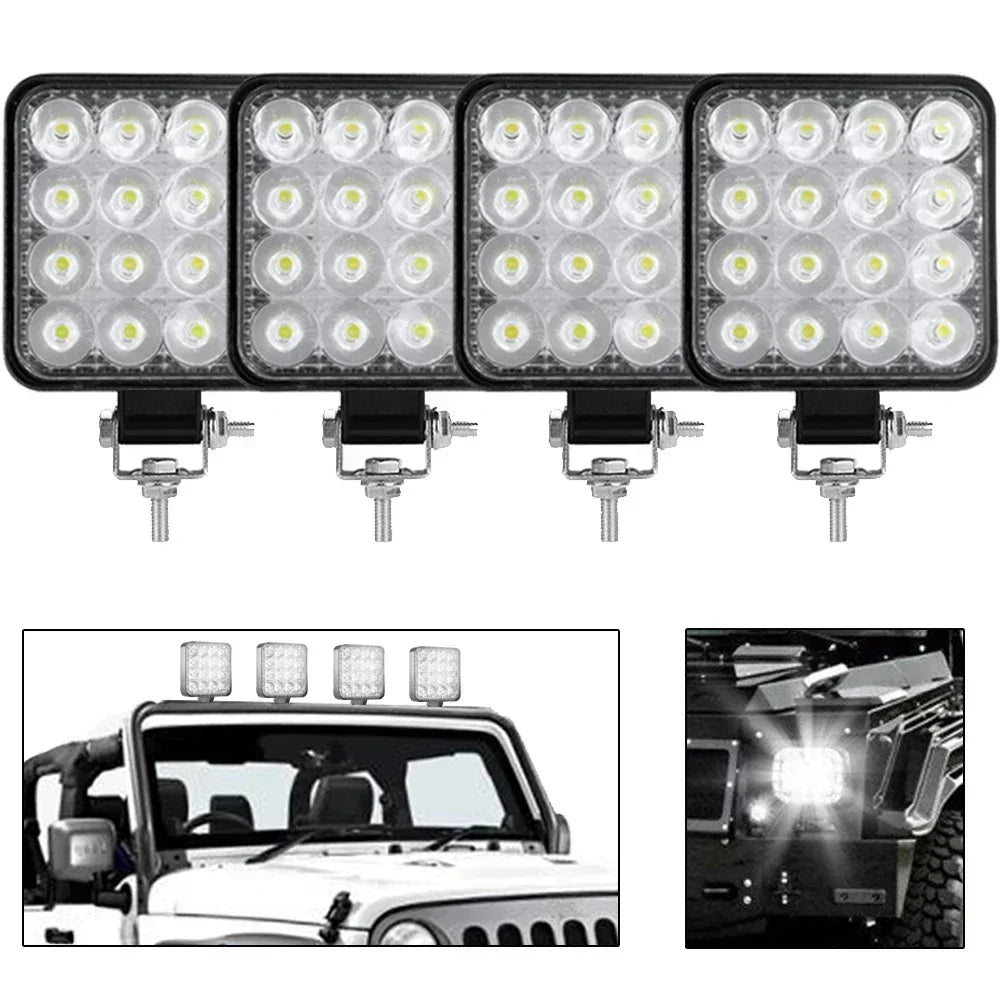 For Offroad Work Driving Super Bright Fog Drl Trucks 4X4 ATV