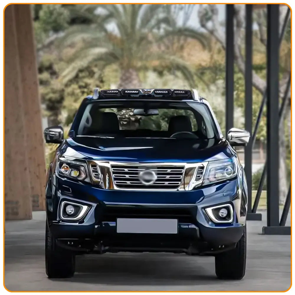 For Nissan Navara 2023 2024 LED Front Roof Wing Lip Bars Pickup