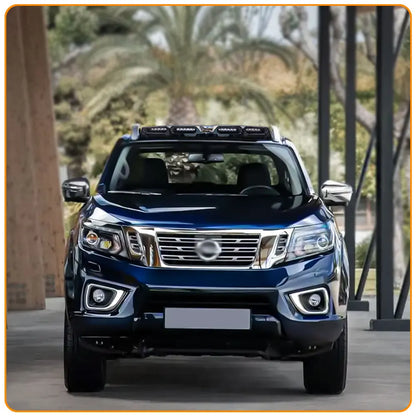 For Nissan Navara 2023 2024 LED Front Roof Wing Lip Bars Pickup
