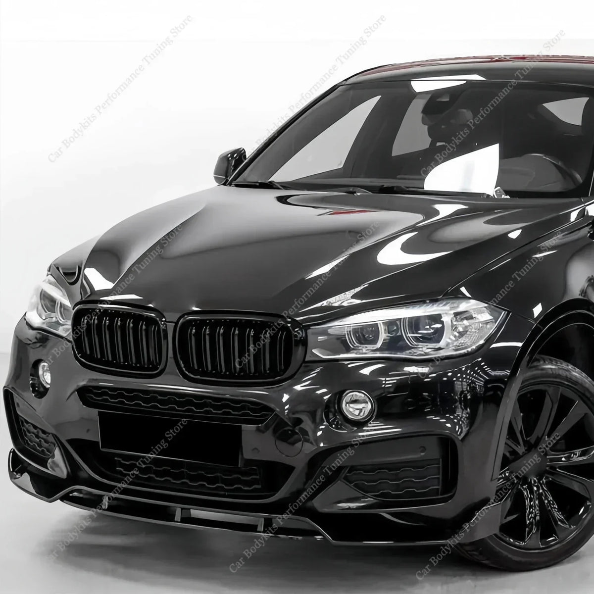 For BMW X6 F16 M Sport 4PCS Performance Gloss Front Bumper