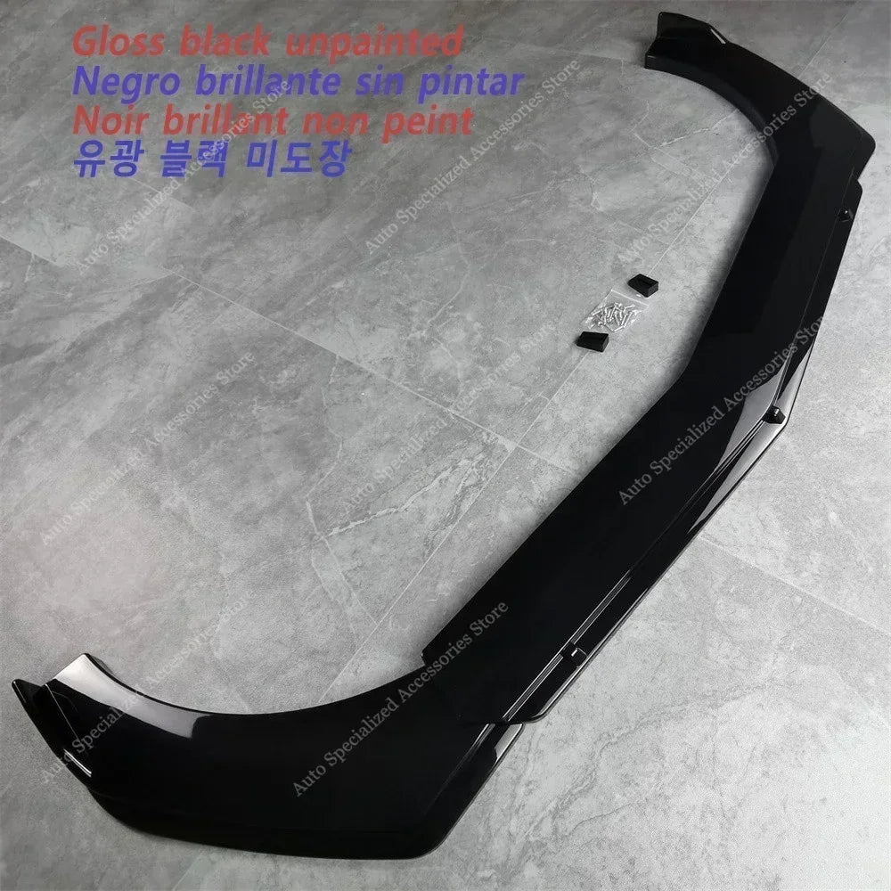 For BMW E81 E82 E87 E88 Front Bumper Lip Spoiler Splitter