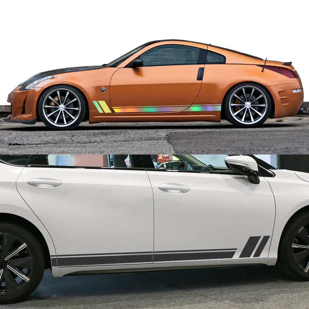 For Nissan Z-Cars 370Z Fairlady Z34 Side Stripe Stickers Fashion