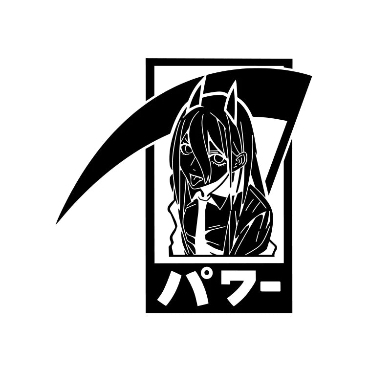 Japanese Anime Sticker Notebook External Parts Window Bumper