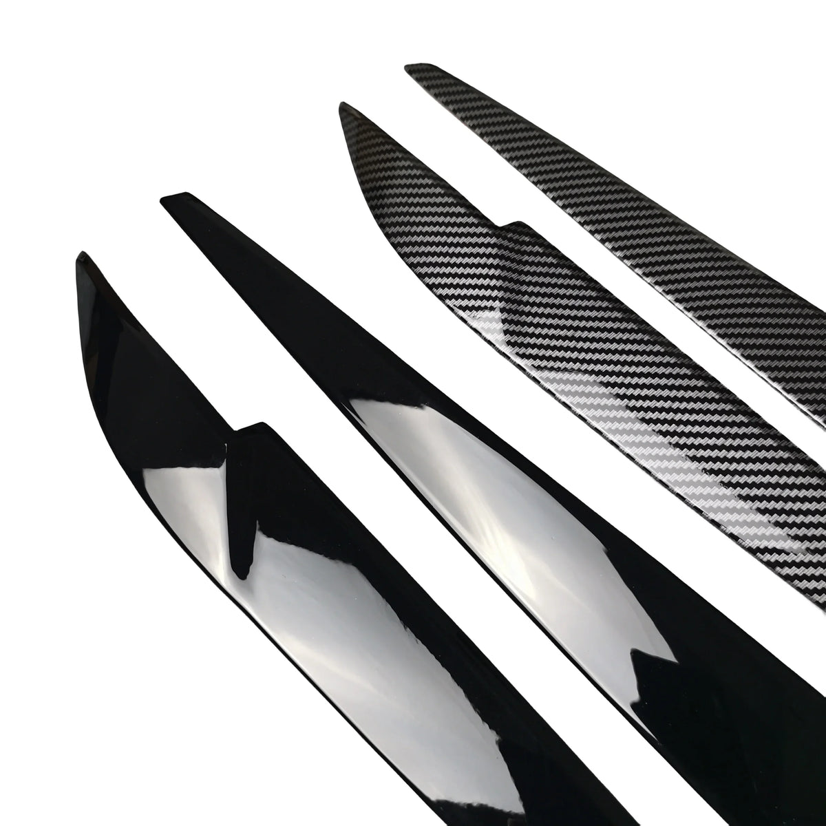 For BMW X5 X6 F15 F16 2PCS Gloss Eyebrow Eyelids 30D 35I 40D