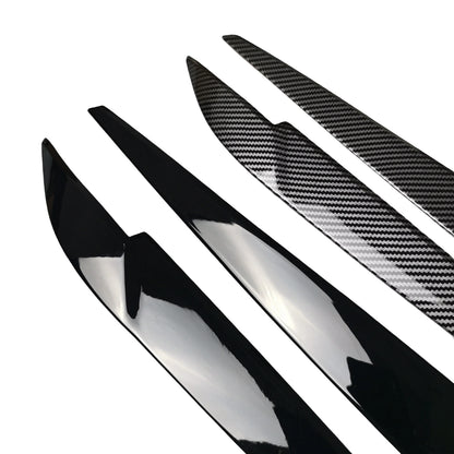 For BMW X5 X6 F15 F16 2PCS Gloss Eyebrow Eyelids 30D 35I 40D
