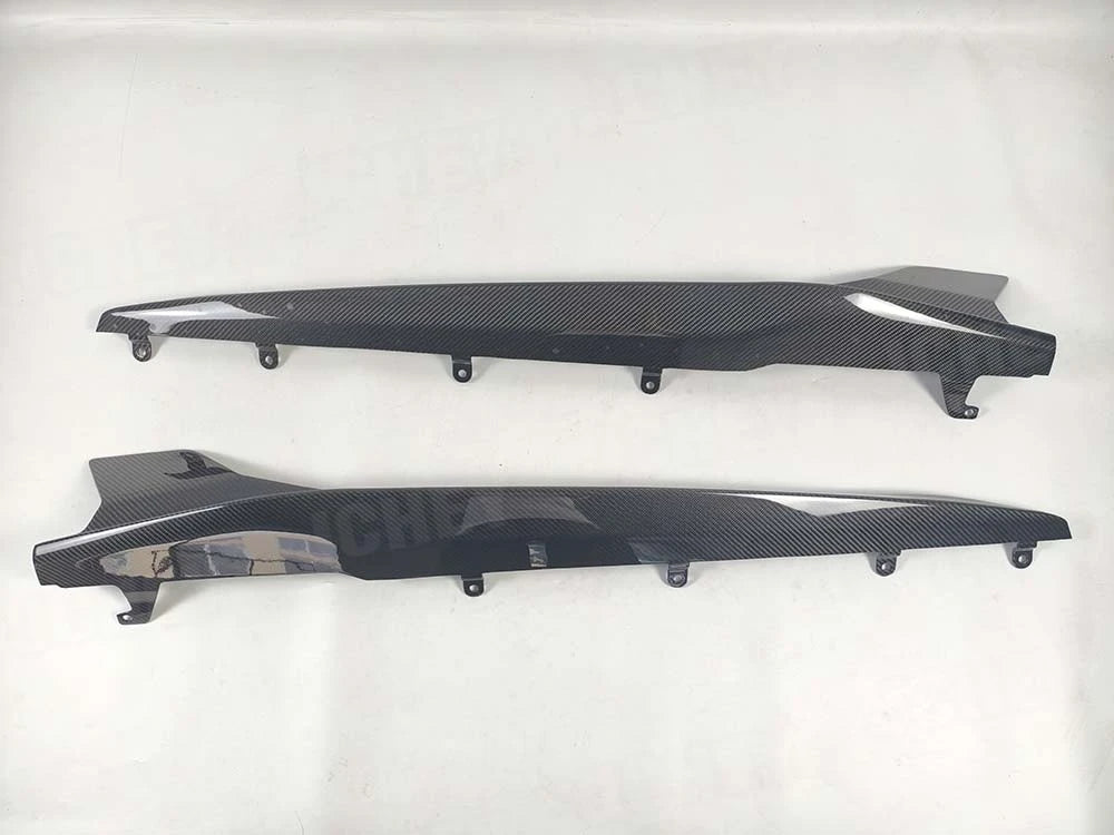 For BMW 8 Series G14 G15 Jchey Dry Carbon Fiber Side Skirts