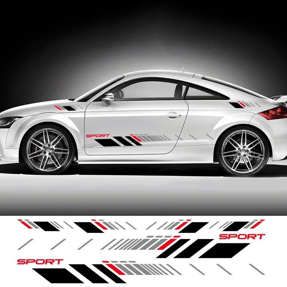 For Audi Tt 8N MK1 MK2 Side Door Sticker Trims Vinyl Decals