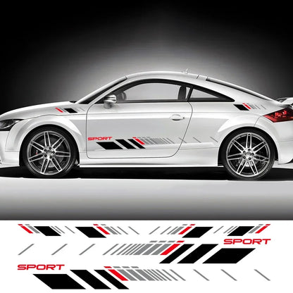 For Audi Tt 8N MK1 MK2 Side Door Sticker Trims Vinyl Decals