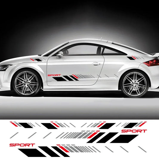 For Audi Tt 8N MK1 MK2 Side Door Sticker Trims Vinyl Decals