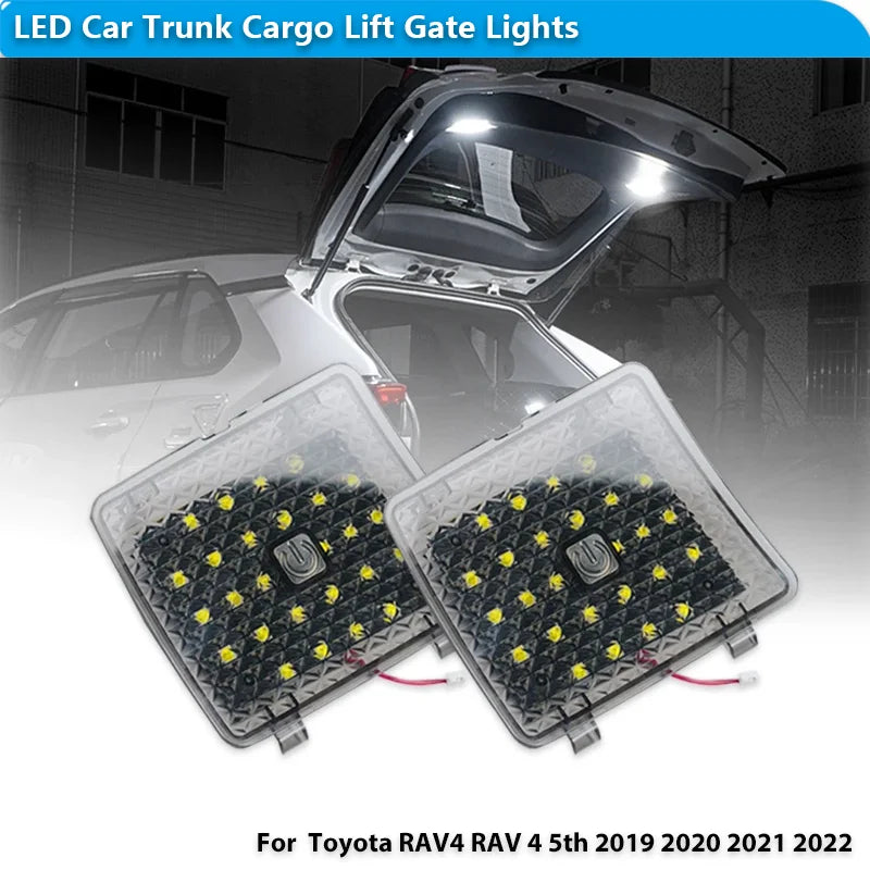 For Toyota RAV4 5TH White LED Trunk Cargo Lift Gate Inner Rear