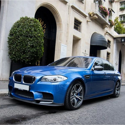 For BMW F10 M5 2012-2016 4PCS Front Bumper Spoiler Lip Splitter