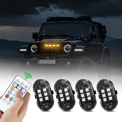 RGB Strobe Motorcycle Flash Position Wireless Aircraft Airplane