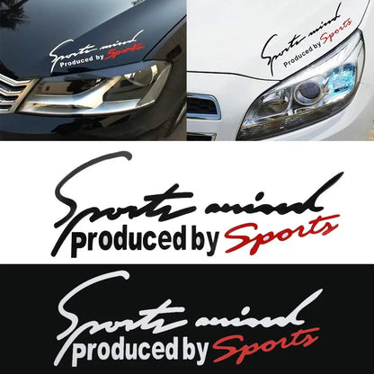 1PC Decal Sticker Racing Reflective Vinyl Nick Cover
