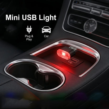 1PC MINI USB Atmosphere Interior Neon Emergency Lighting Plug