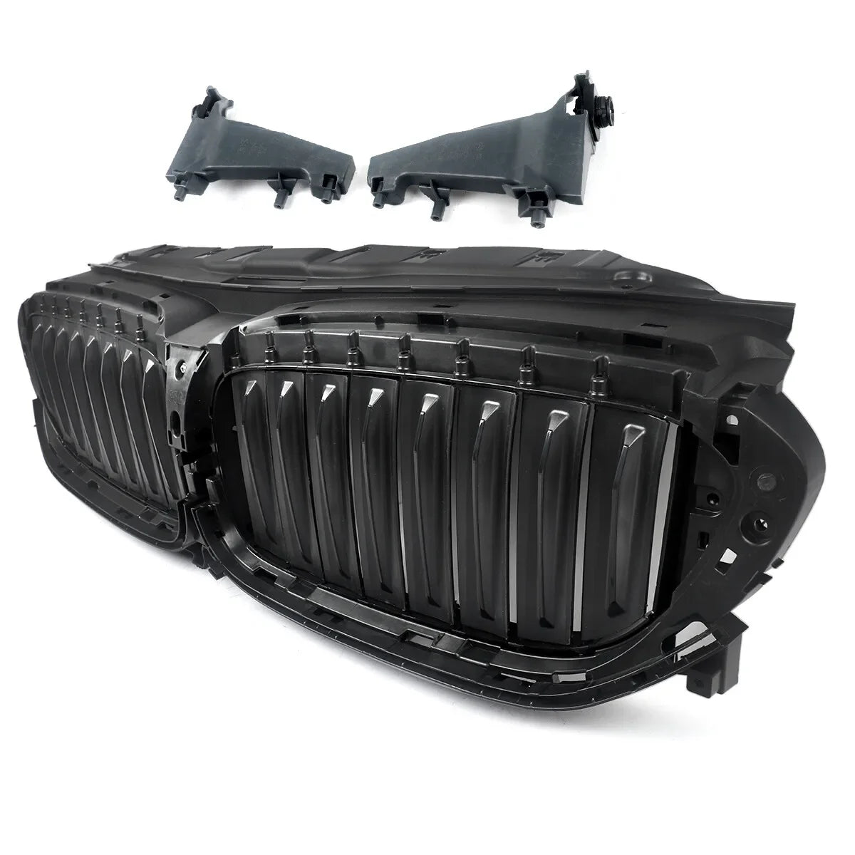 For BMW 5 Series G30 G31 520I 530D 2017 2020 Black Grill Grid