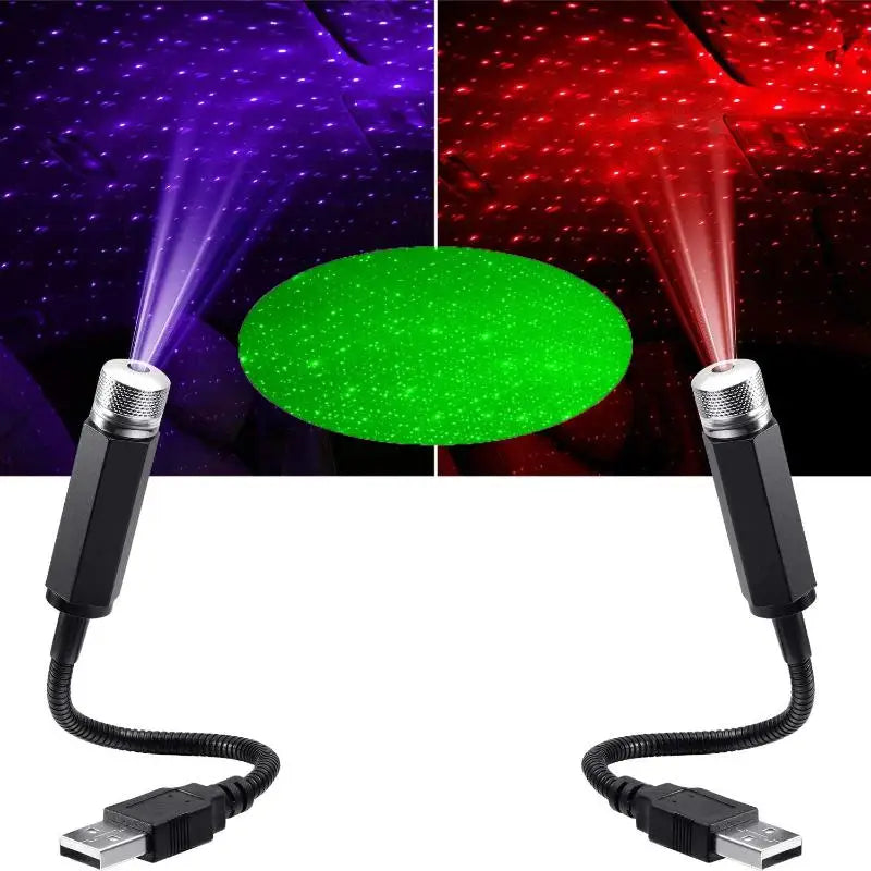 USB Starry Sky Night Galaxy Projector Roof