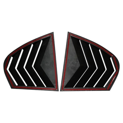 For BMW 5 Series E60 2004-2010 Pair Rear Side Window Louver