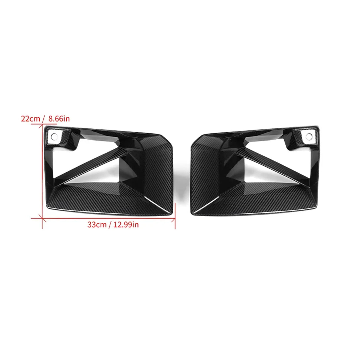 For BMW M2 G87 Base Coupe Front Bumper Side Air Duct Vent Covers