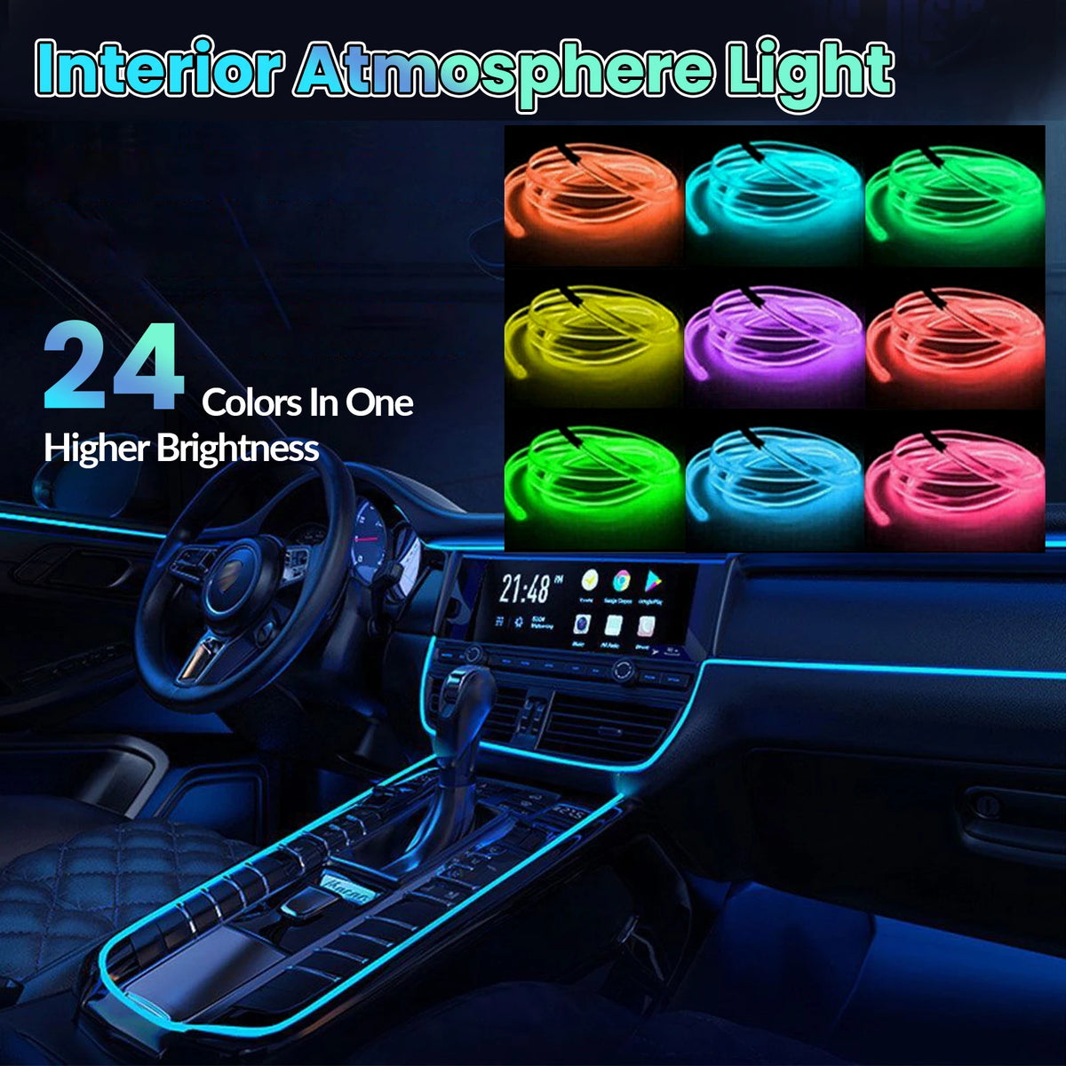 Foot Ambient USB Neon Mood Lighting Backlight Music Control