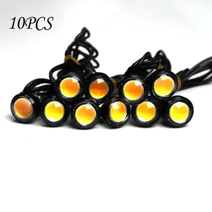 10PCS Pack 18MM Eagle Eye Drl Daytime Running 12V