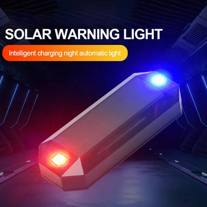 2PCS Solar Warning Wireless anti-theft Alarm anti-rear Collision