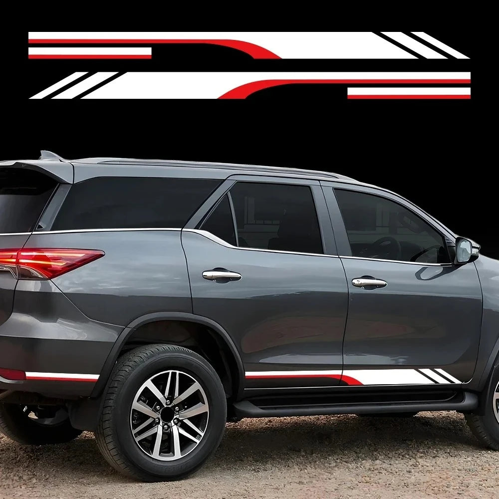 For Toyota Fortuner 4X4 Off Road Side Door Stickers Graphic