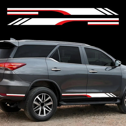For Toyota Fortuner 4X4 Off Road Side Door Stickers Graphic
