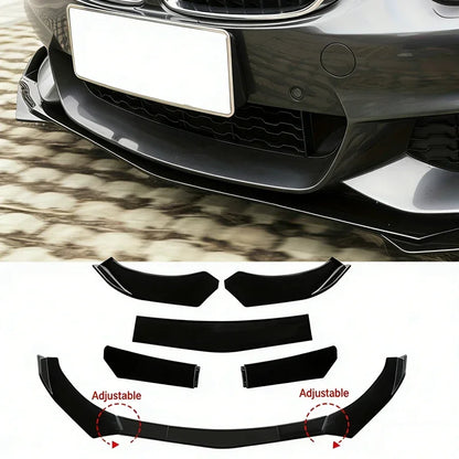 For Porsche 911 5PCS ABS Material Front Bumper Separator Lip