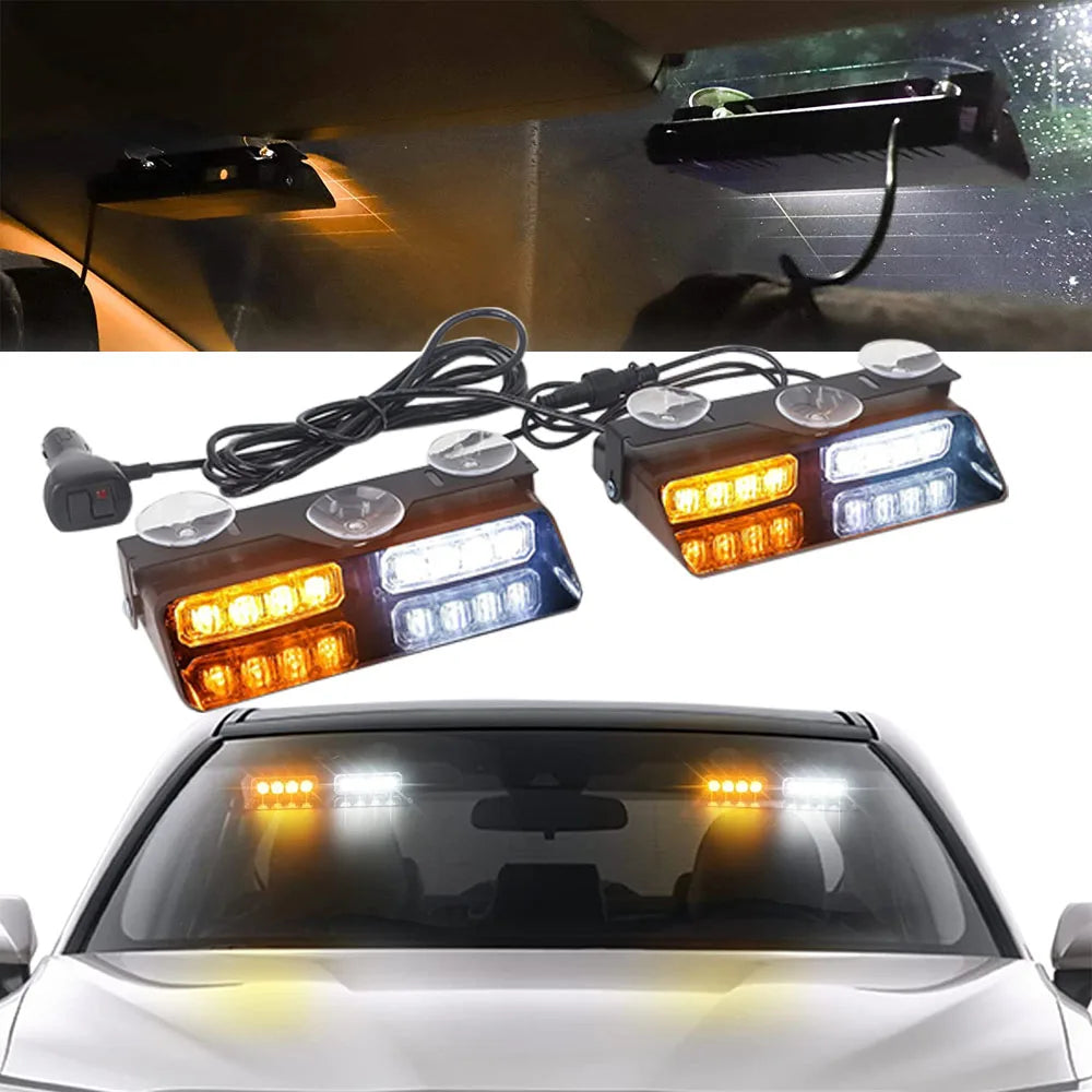 For Construction Vehicles 12V In Emergency Dash Strobe