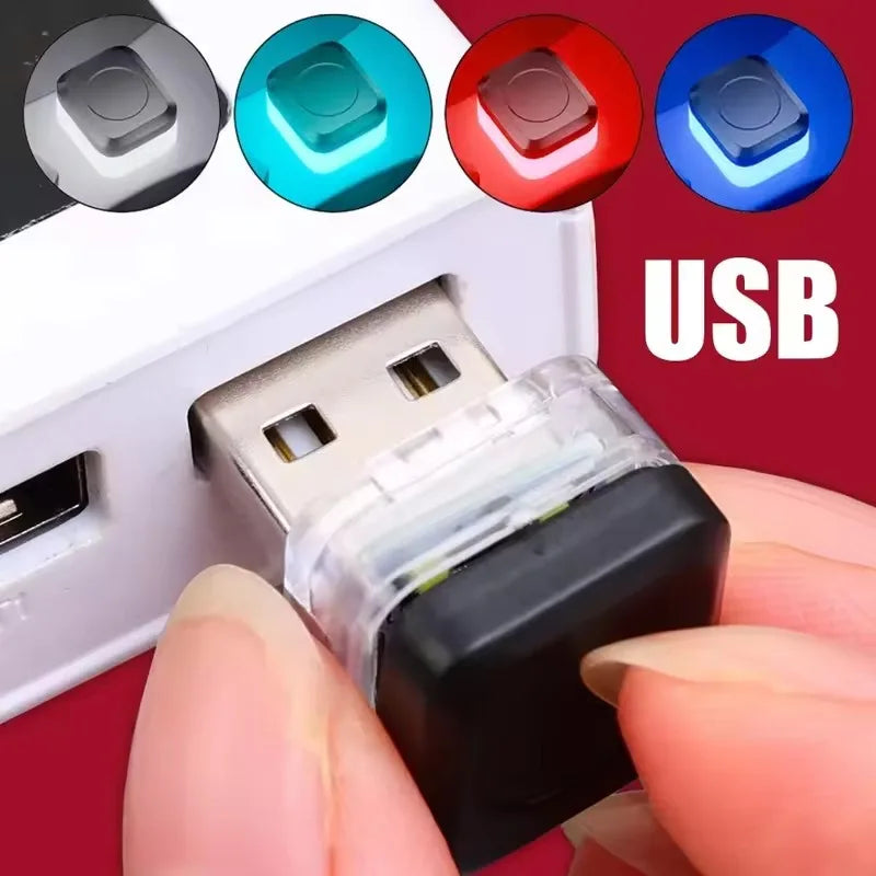 For Auto Laptop Power Bank MINI USB Night Interior Atmosphere