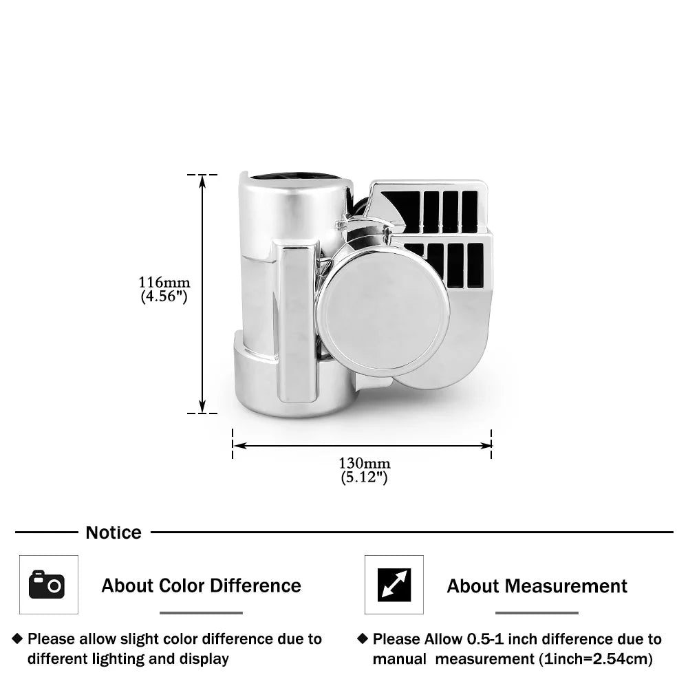 For Motorcycle Train Horns 12V 150DB Train Air Horns Super Loud