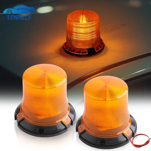 Rotating Strobe Magnetic 12-24v Amber Safety Warning Beacon