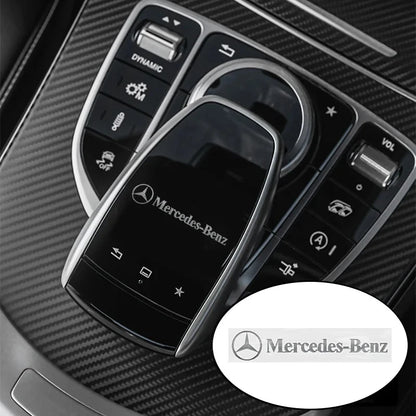 For Mercedes Benz Amg A B 3D Metal Emblem Sticker Interior