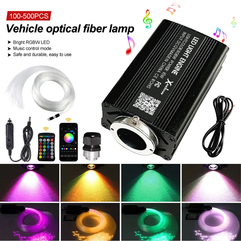 Starry Sky Fiber Optic Atmosphere Music Control Ceiling RGB