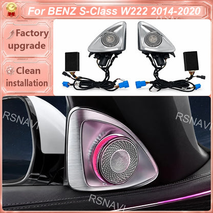 4D Rotating Tweeters Ambient Lighting Compatible Mercedes-Benz