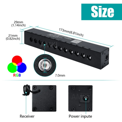 9W 12 Holes Rgbw Meteor Starry Sky Bluetooth APP