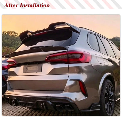 For BMW F95 X5M Lci 2024-2026 Gloss Black Rear Trunk Roof Racing