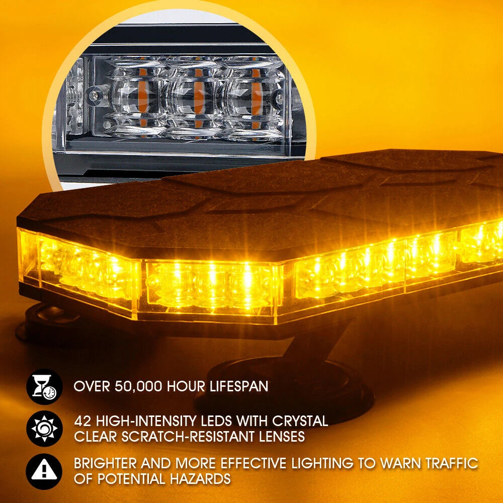 12V 24V Roof Strobe Emergency Warning Safety Truck Ambulance
