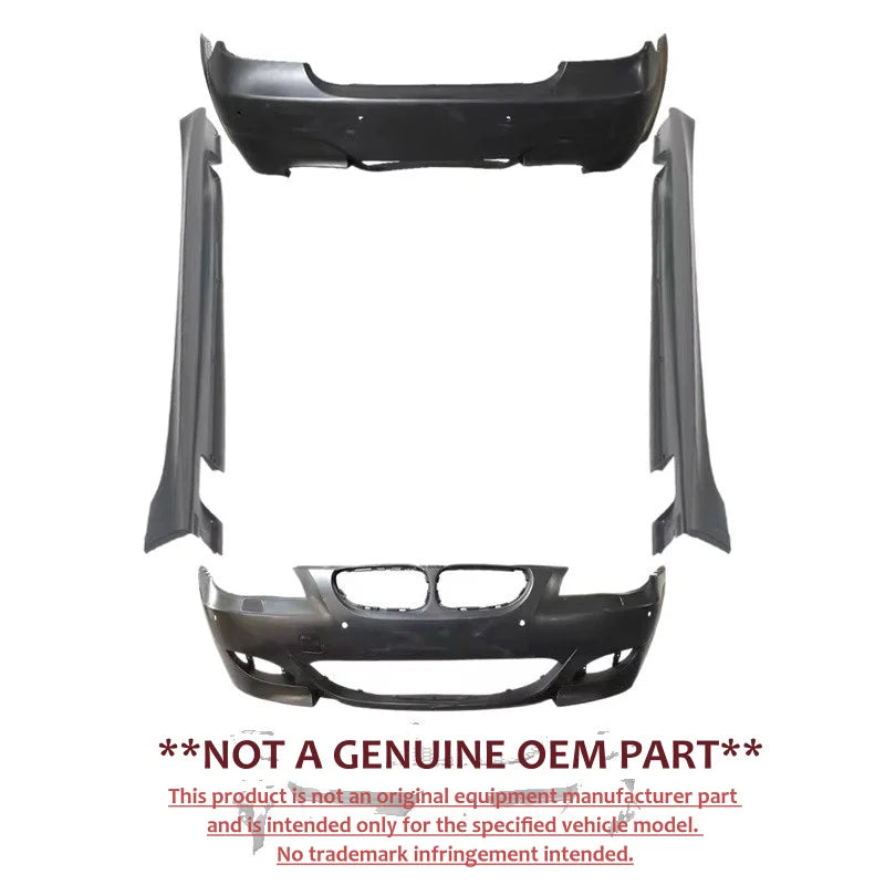 For BMW 5 Series E60 2003‑2009 Upgrade M5 Front Rear Bumper Side