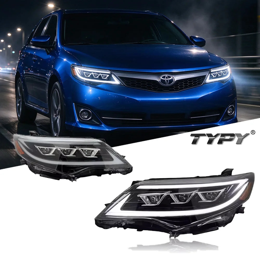For Toyota Us Camry Headlights 2012-2014 Typy Upgrade Modified