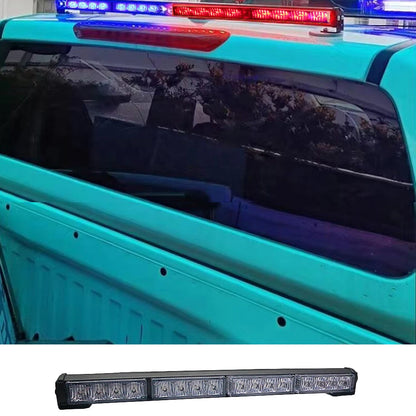 12V 24V 4LED Red Blue Strobe Bar Traffic Advisor