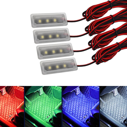 Interior Dc 12V Multicolor Music Strip Under Dash Lighting