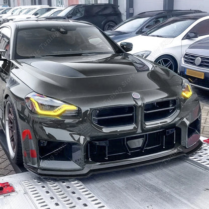 For BMW 2 Series M2 G87 Front Bumper Lip Splitter Spoiler
