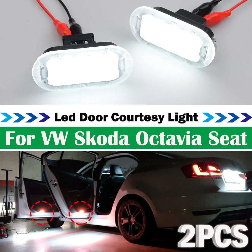 For VW Golf MK3 MK4 Jetta Door Courtesy Under Warning Lamps