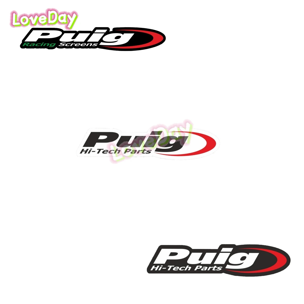 Puig Racing hi-tech Sticker Ng Bl Vinilo Decal Aufkleber