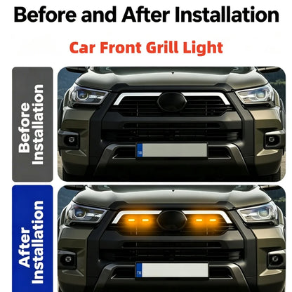 For Ford Ranger Remote Center Front Grille Single Color Snap