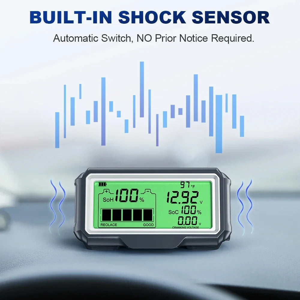Ancel BM200 Pro 12V Battery Tester Monitor head-up Display